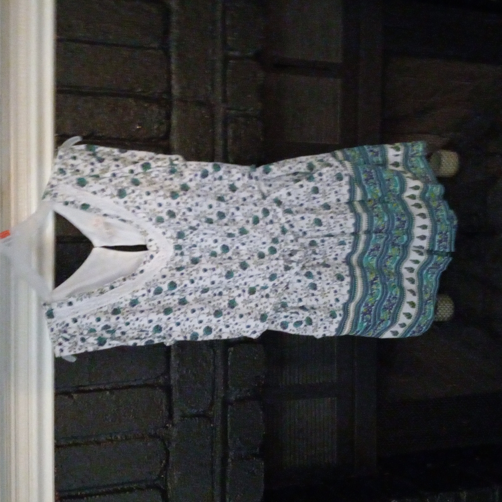 Girls one piece floral romper,tie front jumpsuit with pretty embroidery.